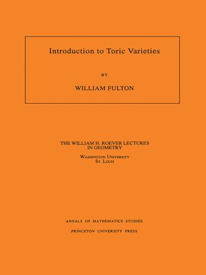 cover image of Introduction to Toric Varieties